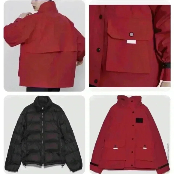 Zara Down Jacket Removal Inner Padded Insert with Recycled Feather 2 in 1 🪶 - Picture 5 of 11